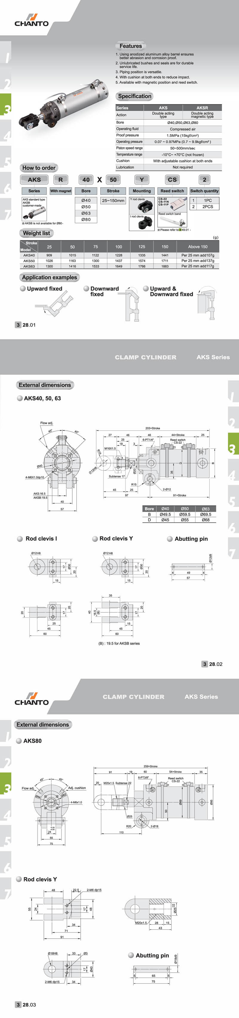 AKS Clamp Cylinder